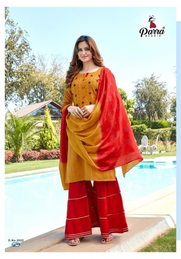 Parra  Raghini 2 Desigenr Viscose Readymade Salwar 